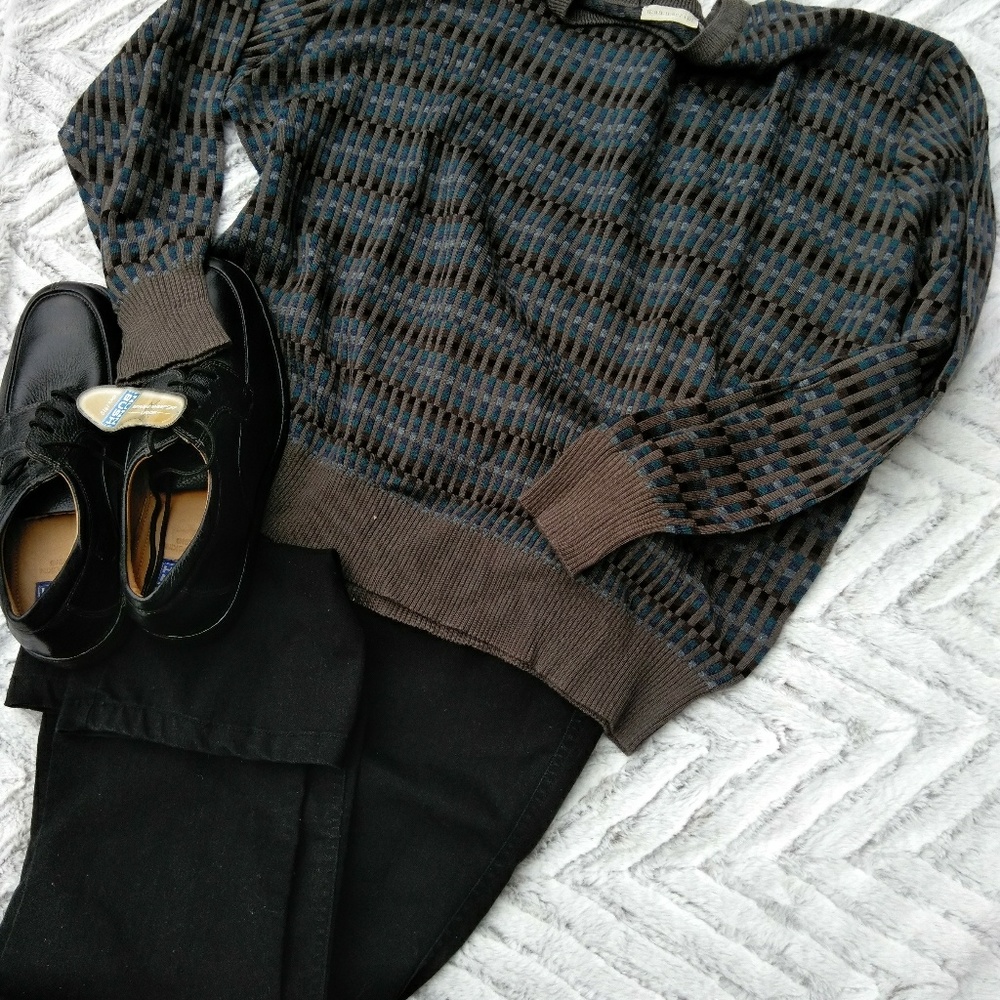 NWT Manuscript L Romano XXL Crew Neck Sweater